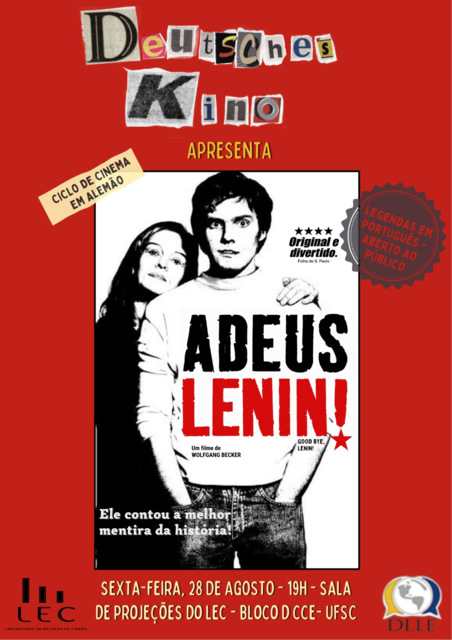Ciclo de cinema alemão Deutsches Kino | 'Adeus Lenin!' @ Sala de projeções do Laboratório de Estudos de Cinema (LEC)