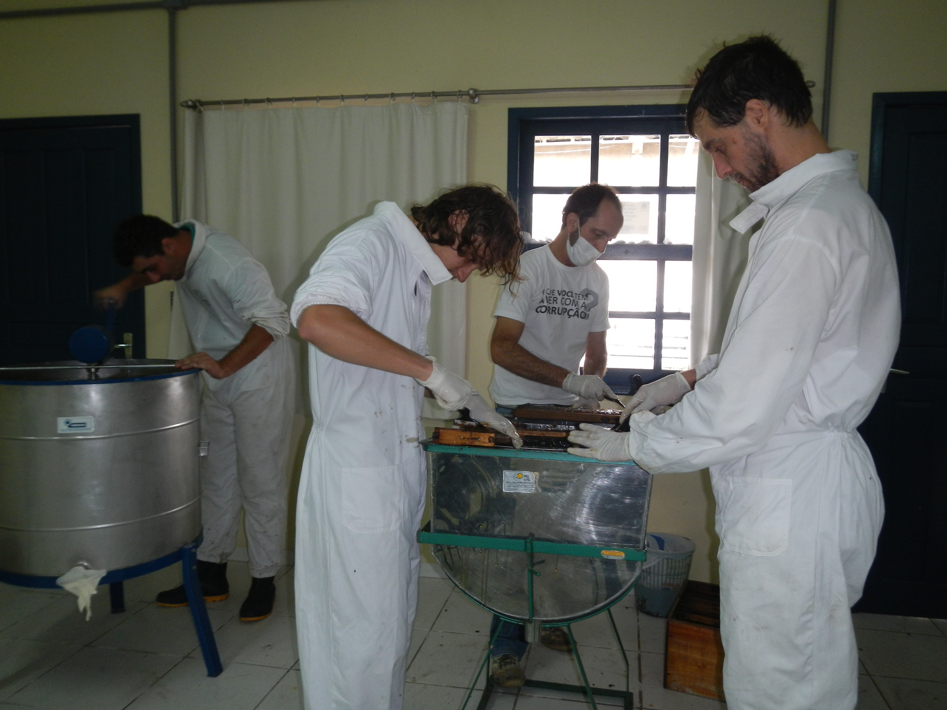20121031 Fazenda Apicultura extração mel 004.jpg