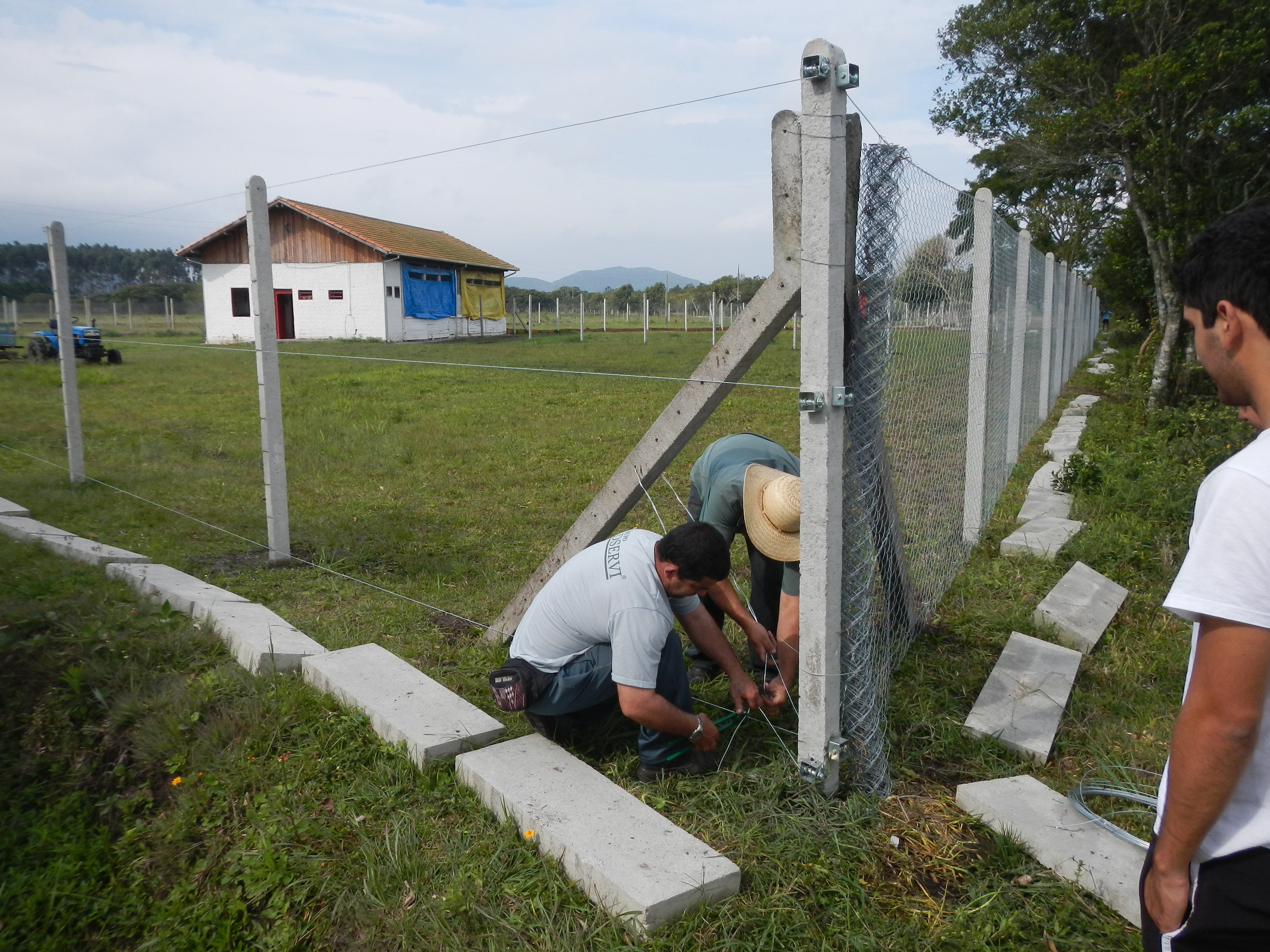 20130903 Fazenda Avicultura instalação Cerca Palanques estrutura 007.jpg